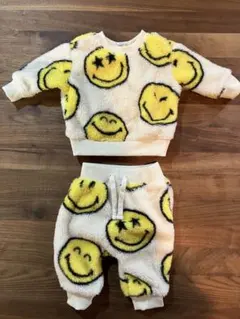 美品GAP KIDS × SMILY WORLD セットアップ　ニコちゃん
