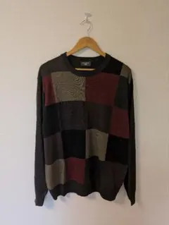 DOCKERS/ニット/セーター/Vintage/パネルニット／ML相当