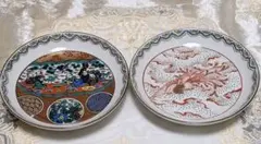 未使用保管品】有田焼 貴玉宝製 古伊万里手 松竹梅 小皿 銘々皿 取り皿