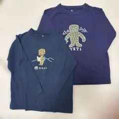 モンベル120サイズ　ロンT2枚セットで！！