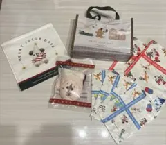 ディズニー　リルリンリン　クリームフィルド　ハンドタオル　お菓子バッグ