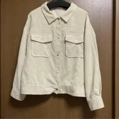 美品コーデュロイ シャツジャケット