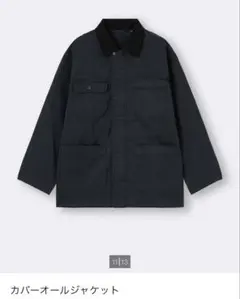 最終お値下げ　GU カバーオールジャケット ブラック Mサイズ　 新品