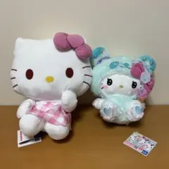 【新品】ハローキティ BIGぬいぐるみ 豪華2点セット