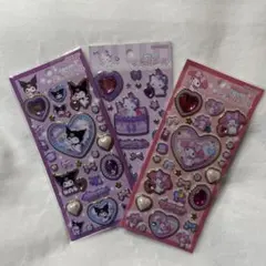 正規品　サンリオ　キラキラジュエルシール　3種セット
