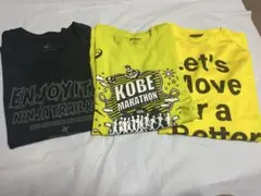 マラソン大会Tシャツ 3枚セット　Lサイズのサムネイル