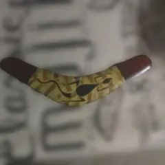 호주 손으로 그린 부메랑