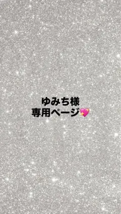 ゆみち様専用ページ