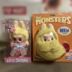 POP MART Labubu 2点セット チェックメイト エビフライ ラブブ