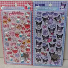 正規品　ボンボンドロップシール第二弾　クロミ　ハローキティ　赤