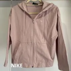 Nike フード付きジップアップパーカー M ピンク