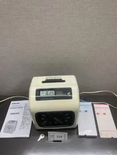出品No.224 タイムレコーダ BX6200 チャイム機能 簡易整備済 印字濃