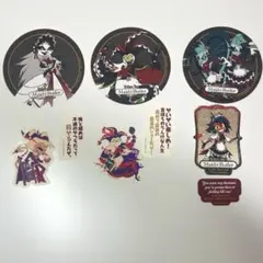 ヘルヴァボス　アニメイトカフェ　ステッカー コースターセット
