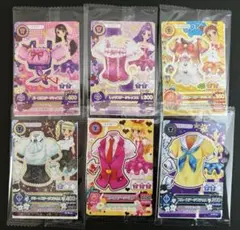 セブンイレブン限定　アイカツカード　全6種　フルコンプリートセット