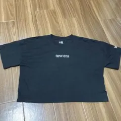 New Era ブラック クロップドTシャツのサムネイル