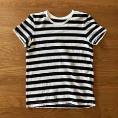 無印良品　レディース　定番ボーダーTEE Mサイズ