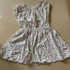 Seraph 綿100% 花柄 ノースリーブワンピース 100cm