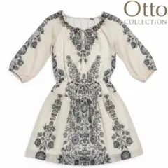 美品♡ オットーコレクション シフォン調 花柄 ワンピース チュニックのサムネイル