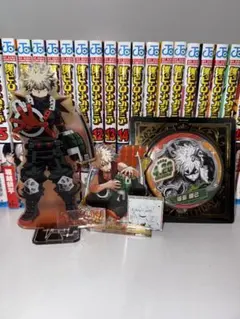 爆豪勝己 アクリルスタンドセット 缶バッジ バースデー