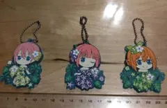 「五等分の花嫁」ラバーマスコット 3点セット