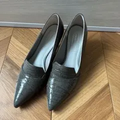 Odette e Odile パンプス クロコ型押し 22.5cmのサムネイル