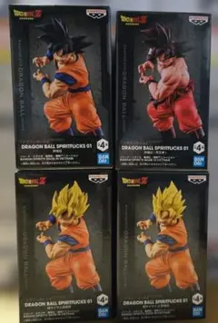 ドラゴンボール SPIRITFLICKS 01 孫悟空 フィギュア 全4種セット