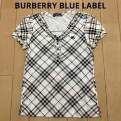 BURBERRY BLUE LABEL ノバチェック柄 フリル 半袖 Tシャツ size38 ホワイトベージュ レディース 日本製 楽天市場】BURBERRY BLUE LABEL ノバチェック柄 フリル 半袖 Tシャツ