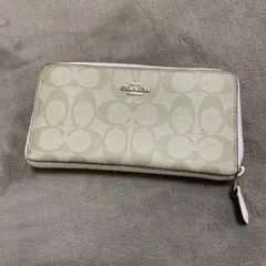 COACH 長財布　白