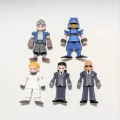 ファイナルファンタジーVll　リバース 発売記念くじ　ミニフィギュア　5点セット