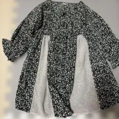 après les cours 花柄ワンピース