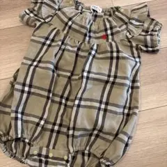 POLO Baby チェック柄ロンパース 80