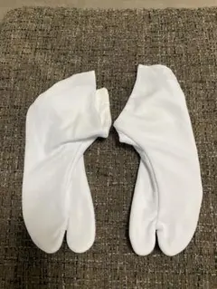 ホワイト ストレッチタイプ足袋 成人式　入学式　卒業式　Lサイズ