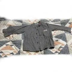 miki HOUSE カーディガン 100cm 日本製 黒と白のチェック柄