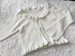 ラメニットカーディガン