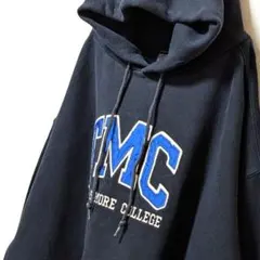 ジャンスポーツ TMC ロゴ刺繍 スウェットパーカー ブラック黒 XL 古着