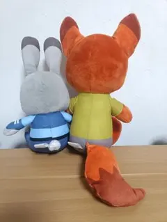 ズートピア 　ぬいぐるみ　ニック　 ジュディ