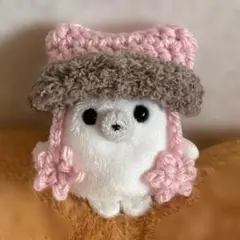 猫耳 ニット帽 星 帽子 ミニビーンズ あざらし ぬい服 被り物 ハンドメイド