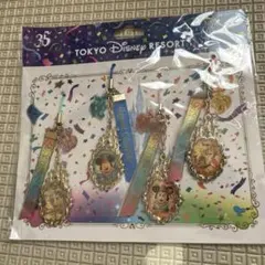 東京ディズニーリゾート 35周年記念ストラップ4個セット