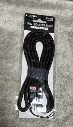instax mini LiPlay 用ショルダーストラップ ブラック