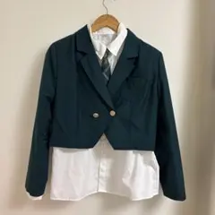 ダークグリーン ブレザー セット XXL