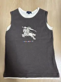 バーバリー　キッズ　ノースリーブ　タンクトップ　ノースリーブカットソー　130のサムネイル