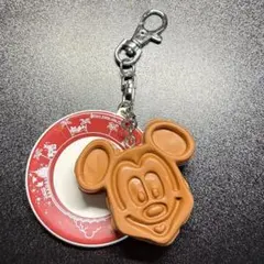ディズニーリゾート　ミッキー　ワッフル　キーチェーン　ディズニーランド