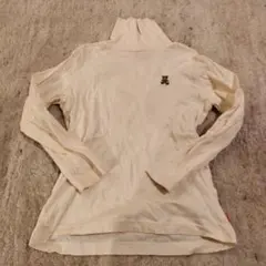 ミキハウス タートルネック 長袖カットソー アイボリー 120 春 秋