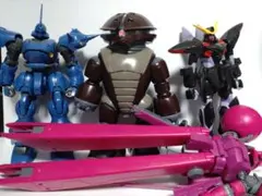 ガンプラ ジャンク 4体セット HG 1/144　ジャンク武器つき　ケンプファー