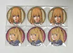 DEATH NOTE デスノート　弥海砂　マット缶バッジコレクション6点