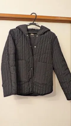 ZARA ブラック 中綿ジャケット アウター 160