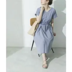 エアリーソフトフレンチスリーブワンピース　アーバンリサーチ