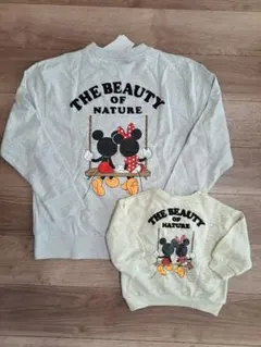 【新品】ミッキー・ミニー トレーナーセット 親子用