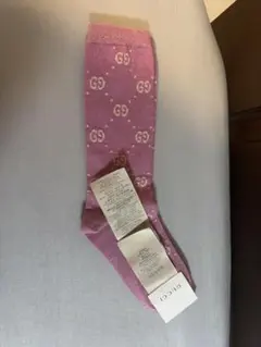 〔チルドレンズ〕未使用GUCCI グッチGGロゴラメソック ス