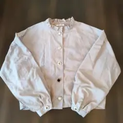 OLIVE des OLIVE フリルネックブラウス 長袖